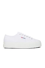 Superga 2740 Mid Platform Sneaker in White | REVOLVE