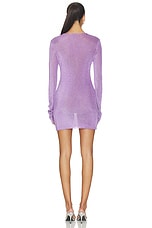 Emeri Metallic Knit Mini Dress - thumbnail 10