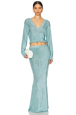 Harmony Metallic Knit Skirt - thumbnail 8
