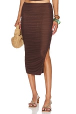 Pia Mesh Midi Skirt