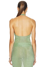 Minnie Metallic Knit Halter Top - thumbnail 5