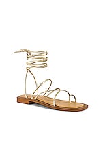 Seychelles Lilac Sandal in Light Gold Metallic Leather | REVOLVE