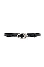Oval Buckle Belt
