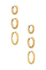 Product image of SHASHI Triples Hoop Set of 3. Click to view full details