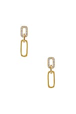 Justice Pave Earrings