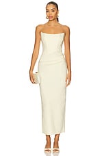 Lani Strapless Corset Maxi Dress - thumbnail 4