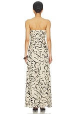 Rea Strapless Panelled Maxi Dress - thumbnail 6