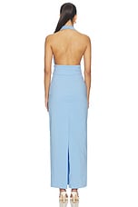 Campbell Halter Plunged Maxi Dress - thumbnail 10