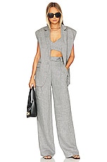Amanda High Waisted Tailored Pant - thumbnail 7