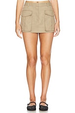 Sabato Low Rise Utility Micro Mini Skirt