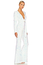 Show Me Your Mumu Martina Jumpsuit in Iridescent Sequins | REVOLVE