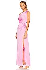 Show Me Your Mumu Jodie Dress in Pink Luxe Satin | REVOLVE