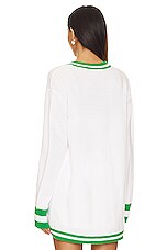 Show Me Your Mumu Lambert Cardigan in Green Stripe Knit | REVOLVE