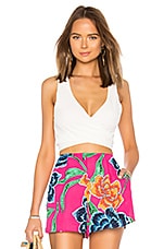 Product image of Show Me Your Mumu Conga Wrap Top. Click to view full details