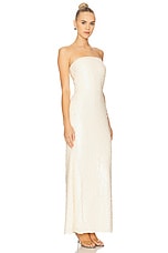 Sculpty Strapless Sequin Dress - thumbnail 4