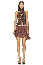 Zera Crochet Mini Skirt - thumbnail 8