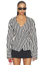Anya Poplin Wrap Top - thumbnail 4