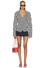 Anya Poplin Wrap Top - thumbnail 7