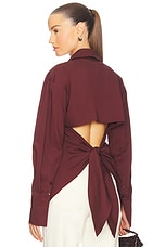 Loch Poplin Button Up Shirt - thumbnail 4
