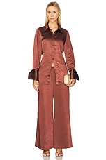Loch Satin Button Up - thumbnail 7