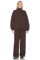 Boyfriend Fleece Slouchy Turtleneck Pullover - thumbnail 7