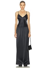 Heavyweight Satin Wide Leg Pant - thumbnail 8
