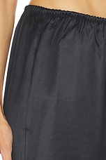 Heavyweight Satin Wide Leg Pant - thumbnail 9