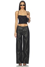 Warp Knit Lace Cropped Cami - thumbnail 7