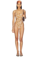 Signature Swim Scoop Neck One Piece - thumbnail 3