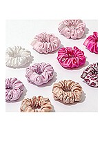 slip Limited Edition Minnie Scrunchies 12 Pack in French Rose | REVOLVE