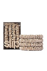 Skinny Scrunchies 4 Pack In Black - thumbnail 9