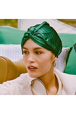 Striped Pure Silk Turban - thumbnail 9