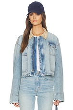 Connor Cropped Worker Jacket - thumbnail 4