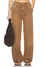 Tess Worker Low Rise Relaxed Curve Pant