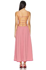 strapless open back dress Melisandre Floral Dress  Debonatella