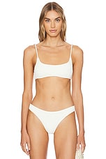 x REVOLVE The Rachel Smocked Bikini Top