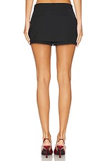 Steve Madden Rodin Skort - Gonna Pantalone Elasticizzata A Righe Per Donna, Nero