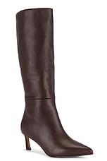 Steve Madden Lavan Boot In Dark Brown 