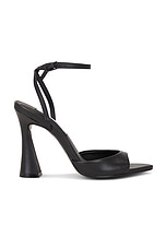 Steve Madden Beki Heel in Black Leather | REVOLVE