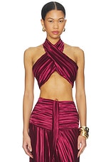 Joelle Plisse Halter Top - thumbnail 4