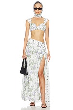 India Top With Scarf - thumbnail 8