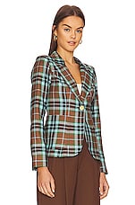 Smythe Patch Pocket Duchess Blazer in Thompson Hunting Tartan | REVOLVE