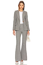 Smythe Bootcut Pant in Flannel Pinstripe | REVOLVE