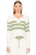 The Cielo Knit Pants in Creme Pistachio