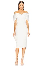 Product image of SOLACE London Wrenley Midi Dress. Click to view full details