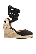 Soludos Tall Wedge in Black | REVOLVE