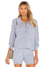 Product image of Song of Style Amanda Oversized Knit Polo. Click to view full details