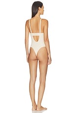 Suit Your Fancy Plunge Low Back Thong Bodysuit - thumbnail 6