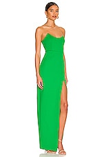 superdown Ryleigh Strapless Maxi Dress in Green | REVOLVE