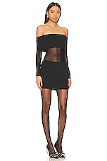 Elmina Sheer Mini Dress - thumbnail 5